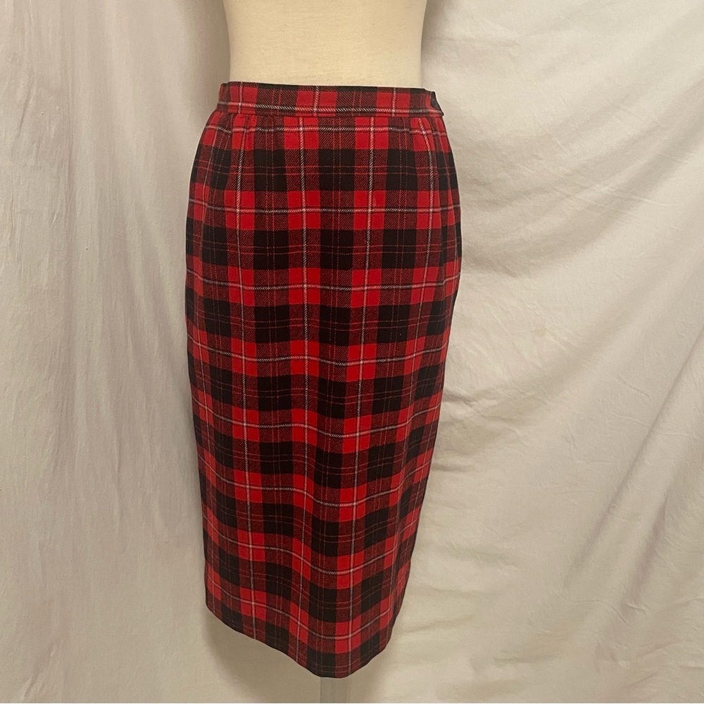 Vintage Pendleton Wool Plaid Skirt (10P)